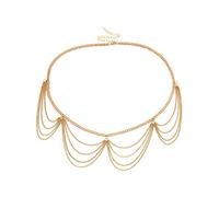 WIPPWER Gothic Style Multilayer Metal Waist Chain for Women Sexy Punk Body Fashion Stainless Steel Waist Chains