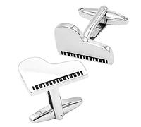 WIPPWER Jewelry Cufflinks Piano Cufflinks Enamel Painted Cufflinks Men's French Sleeve Shirt Cuff Buttons