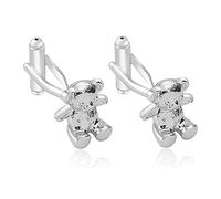 WIPPWER Men's Cuff Links Cartoon Cute Bear Children's French Shirt Cufflinks Accessories