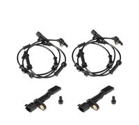 WIQOLESVL Los sensores de Velocidad de Las Ruedas ABS Delanteras y traseras Izquierda y Derecha Son adecuados for 3.6L 3.8L V6 68003281AA 52125003AA FL FR RL RR(Noir)