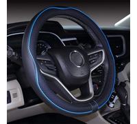 WIQPIATAZ Funda Volante Coche, para Ford Transit MK7 2006-2014 Antideslizante Funda Volante Transpirable, Suave y Cómodo al Tacto, Resistente y Duradero,C-O-38cm