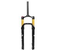 WIQUYBML 26 * 4.0 Fat Fork Bicicleta de Nieve y Playa Suspensión neumática Delantera 135 mm de Recorrido 100 mm 1-1/8" 220 28.6 mm Bloqueo Manual/Remoto QR