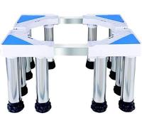 WIQUYBML Base Ajustable con 8/12 Patas Resistentes. Soporte Multifuncional para Lavadora y Secadora. Estante Elevado de Acero Inoxidable. Largo: 40-74 cm. Ancho: 48-66 cm. para refrigerador