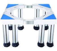 WIQUYBML Base Ajustable con 8/12 Patas Resistentes. Soporte Multifuncional para Lavadora y Secadora. Estante Elevado de Acero Inoxidable. Largo: 40-74 cm. Ancho: 48-66 cm. para refrigerador