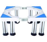 WIQUYBML Base Ajustable con 8/12 Patas Resistentes. Soporte Multifuncional para Lavadora y Secadora. Estante Elevado de Acero Inoxidable. Largo: 40-74 cm. Ancho: 48-66 cm. para refrigerador