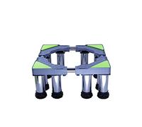 WIQUYBML Base Ajustable para Lavadora - 4/8/12 pies, antivibración, para electrodomésticos de 45-65 cm, soporta hasta 400 kg. Estabilidad Ideal para Lavadora-Secadora y refrigerador.