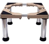WIQUYBML Base Ajustable para Lavadora con 4/8/12 Patas Resistentes. Largo del Pedestal: 45-66 cm. Ancho: 43-64 cm. También Sirve como Pedestal para Secadora y refrigerador, con 4 Patas (29-32 cm).
