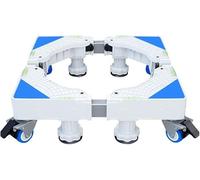 WIQUYBML Base Ajustable para Lavadora, Soportes para electrodomésticos, frigorífico Reforzado, Carrito (Largo/Ancho 40-68 cm), Secadora, Aire Acondicionado, vinoteca, bandejas de Suelo