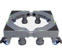 WIQUYBML Base Ajustable para Lavadora, Soportes para electrodomésticos, frigorífico Reforzado, Carrito (Largo/Ancho 40-68 cm), Secadora, Aire Acondicionado, vinoteca, bandejas de Suelo