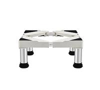 WIQUYBML Base Ajustable para Lavadora y frigorífico. Pedestal Impermeable. Altura Regulable de 50 a 75 cm. Soporte para Lavadora/lavavajillas de 10 a 25 cm. Estructura antivibración para ma