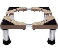 WIQUYBML Base de Soporte para Lavadora, Base Ajustable con 4/8/12 Patas Resistentes, Longitud del Pedestal: 45-66 cm, Ancho: 43-64 cm, pedestales para Secadora y refrigerador, 4 Patas: 19-22 cm.