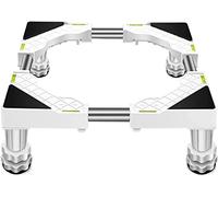 WIQUYBML Base de Soporte para Lavadora, Base Multifuncional portátil, Altura 10-13 cm, refrigerador, Longitud/Ancho Ajustables 45-65 cm, Soporte para Aire Acondicionado