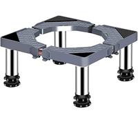 WIQUYBML Base de Soporte para Lavadora, Evita arañazos y abolladuras, bandejas para el Suelo del refrigerador, antivibración, telescópica, Longitud/Ancho 40-65 cm, para Secadora, 4 Patas, 19-22 cm