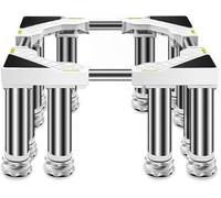 WIQUYBML Base Multifuncional Ajustable con 4/8/12 Patas Resistentes. Longitud telescópica de 65 a 80 cm. Soporte para Lavadora, Secadora y refrigerador. Antivibración y silencioso.