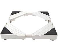 WIQUYBML Base Universal para Lavadora/Secadora, Resistente a la corrosión, Ajustable en Ancho (45-72 cm) y Largo (50-77 cm), con 12 Patas.