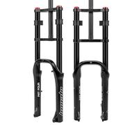 WIQUYBML Bicicleta de Playa Snow, Horquilla Fat Fork de 20 Pulgadas, neumáticos de 4.0, suspensión neumática, Recorrido de 140 mm, Ajuste de Rebote, Tubo Recto de 1/8, Bloqueo Manual, Eje d