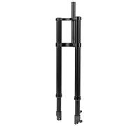 WIQUYBML Bicicleta eléctrica Fat Fork para Nieve, Descenso, montaña, suspensión de Aceite con Resorte, 135 mm*, 9 mm QR, Doble Freno, neumático 26 * 4.0, Doble Hombro, Recorrido de 110 mm, 1-