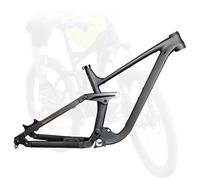 WIQUYBML Cuadro de Bicicleta de montaña Enduro de Doble suspensión 27.5/29er 15.5"/17"/18" Freno de Disco DH/Am Soft Tail Eje pasante Boost de 12 * 148 mm (Negro, 29 18'')