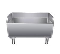 WIQUYBML Fregadero Comercial de Acero Inoxidable con Orificios y tuberías de Drenaje, bañera Multiusos para Cocina, Restaurante, Negocio, Garaje, lavandería