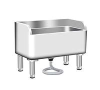 WIQUYBML Fregadero de Acero Inoxidable para fregonas, cubeta Multiusos de Alta Resistencia para la Limpieza de cocinas comerciales y lavanderías.