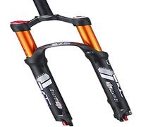 WIQUYBML Horquilla de suspensión MTB Air Mountain Bike Horquilla Delantera de Bicicleta con Amortiguador Ajuste de Rebote Tubo Recto Control de Doble Hombro Ultraligero Gas