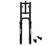 WIQUYBML Horquilla de suspensión neumática para Bicicleta de 20 Pulgadas y neumáticos Anchos de 26" y 4.0", Recorrido Recto de 1-1/8", Horquilla Delantera de Doble Hombro de 190 mm con ajus