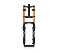WIQUYBML Horquilla de suspensión neumática para Bicicleta Fat Bike de 20/26 Pulgadas, neumático de 4.0, Horquilla de montaña, Recorrido de 190 mm, 1-1/8", Recta, para Nieve/Playa/electricid