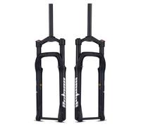 WIQUYBML Horquilla de suspensión neumática para neumáticos Anchos de 26 x 4,0 Pulgadas, Recorrido de 120 mm, Eje pasante Recto de aleación de Aluminio de 28,6 mm con Bloqueo Manual, horquil