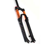 WIQUYBML Horquilla de suspensión para Bicicleta de montaña de 26/27,5 Pulgadas con Doble cámara de Aire y Control de Hombro Delantero.