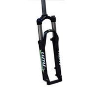 WIQUYBML Horquilla de suspensión para Bicicleta de montaña de 26 Pulgadas, Tubo Recto con presión de Aceite, Recorrido de 1-1/8", Eje de 110 mm, Cierre rápido de 9 mm, Freno de Disco delant