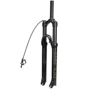 WIQUYBML Horquilla de suspensión para Bicicleta de montaña de 29", aleación de Aluminio para Exteriores, Freno de Disco, Puente Delantero, Tubo cónico, Recorrido de 1-1/8" (Color: A, tamaño