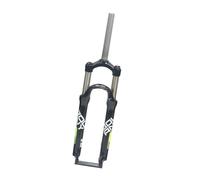 WIQUYBML Horquilla Delantera para Bicicleta de montaña de 24 Pulgadas, suspensión mecánica de aleación de Aluminio, Tubo Recto de 1 1/8", Control Manual, Cierre rápido de 9 mm, Accesorios p