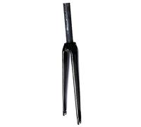 WIQUYBML Horquilla para Bicicleta de Carretera T700 de Fibra de Carbono 700C 1-1/8" 25,4 mm para Bicicleta Urbana, Ultraligera, con Freno de Disco, rígida, QR 9x100 mm, Tubo Recto Delantero
