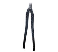 WIQUYBML Horquilla rígida de Fibra de Carbono para Bicicleta de Carretera 700C, Freno de llanta, Eje Delantero de liberación rápida sin Rosca de 1-1/8" y 9 mm (Color: Brillante 12K)