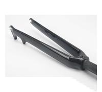 WIQUYBML Horquilla rígida para Bicicleta de Carretera 700C, 28,6 mm, Tubo Recto de 1-1/8", Freno de Disco, Fibra de Carbono Dura, Cierre rápido Delantero de 9 * 100 mm QR (Negro Brillante).