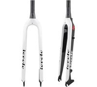 WIQUYBML Horquilla rígida para Bicicleta de montaña de 26"/27.5"/29"/29L, Fibra de Carbono, Tubo cónico de 28.6 mm, 1-1/2", Freno de Disco, Cierre rápido Delantero B, 29L