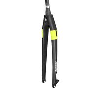 WIQUYBML Horquilla rígida para Bicicleta de montaña de 26/27,5/29" de Fibra de Carbono, Horquilla Delantera para MTB, Freno de Disco, Eje pasante QR de 9x100 mm, Tubo cónico sin Rosca de 1-