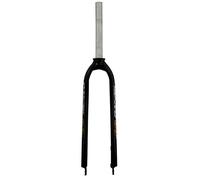 WIQUYBML Horquilla rígida para Bicicleta de montaña de 26/27,5/29'' MTB 1-1/8'' Recta sin Rosca de aleación de Aluminio Ultraligera para Freno de Disco Delantero QR de 9 mm (Color: Naranja