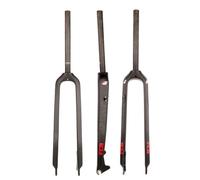 WIQUYBML Horquilla rígida para Bicicleta de montaña de 26, 27,5 y 29 Pulgadas, Tubo Recto/cónico de 1-1/8'', Horquilla Delantera de Fibra de Carbono para Freno de Disco QR 9x100 mm