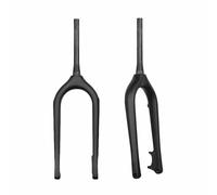 WIQUYBML Horquilla rígida para Bicicleta de Nieve de 26" con neumáticos de 5.0", Horquilla de Freno de Disco para Bicicletas de montaña, Horquilla Delantera de Fibra de Carbono Completa con