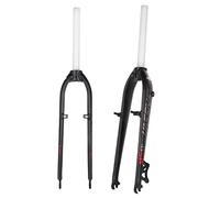WIQUYBML Horquilla rígida para MTB de 26/27,5", Tubo de dirección Recto de 1-1/8", Freno de Disco/V, liberación rápida, Delantera, aleación de Aluminio, Horquilla rígida superligeras para b