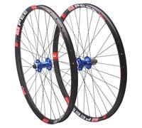 WIQUYBML Juego de Ruedas para Bicicleta de montaña de 26"/27,5"/29", Eje pasante, Rueda Delantera y Trasera, Freno de Disco, llanta de aleación de Aluminio, 32 Agujeros, 8, 9, 10, 11 y 12 v