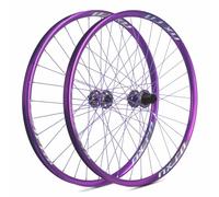 WIQUYBML Juego de Ruedas para Bicicleta de montaña de 26, 27.5 y 29 Pulgadas, Freno de Disco, Eje pasante, llanta de aleación de Aluminio de 15 x 100 mm/12 x 142 mm, para Dirt Jump, delant