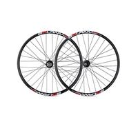 WIQUYBML Juego de Ruedas para Bicicleta de montaña de 27,5/29 Pulgadas, Llantas de aleación de Aluminio de Doble Pared, Freno de Disco, Eje pasante de 32 Agujeros, Compatible con Cassette d