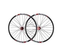 WIQUYBML Juego de Ruedas para Bicicleta de montaña de 27,5/29 Pulgadas, Llantas de aleación de Aluminio de Doble Pared, Freno de Disco, Eje pasante de 32 Agujeros, Compatible con Cassette d