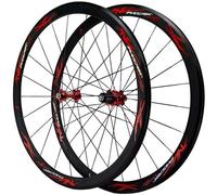 WIQUYBML Llanta de Bicicleta de Carretera 700C de 28 Pulgadas, Doble Pared, Corte de llanta, 7, 8, 9, 10, 11 y 12 velocidades, para Frenos C/V/Frenos de llanta QR, 40 mm