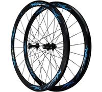 WIQUYBML Llanta de Bicicleta de Carretera 700C de 28 Pulgadas, Doble Pared, Corte de llanta, 7, 8, 9, 10, 11 y 12 velocidades, para Frenos C/V/Frenos de llanta QR, 40 mm