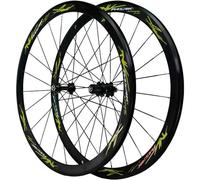 WIQUYBML Llanta de Bicicleta de Carretera 700C de 28 Pulgadas, Doble Pared, Corte de llanta, 7, 8, 9, 10, 11 y 12 velocidades, para Frenos C/V/Frenos de llanta QR, 40 mm