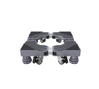 WIQUYBML Soporte móvil Ajustable para Lavadora con Ruedas, Base Multifuncional para 4/8 Patas de 45-66 cm, Soporte para Secadora, refrigerador, Enfriador de Vino, Carrito Resistente.