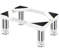 WIQUYBML Soporte Vertical Ajustable para Lavadora, Aire Acondicionado, Elevador de 4 pies para refrigerador/congelador, lavavajillas, Ancho de 30-46 cm, Soporte telescópico para electrodomé